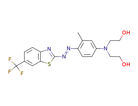 2,2'-[3-methyl-4-(6-trifluoromethyl-benzothiazol-2-ylazo)-phenylazanediyl]-bis-ethanol