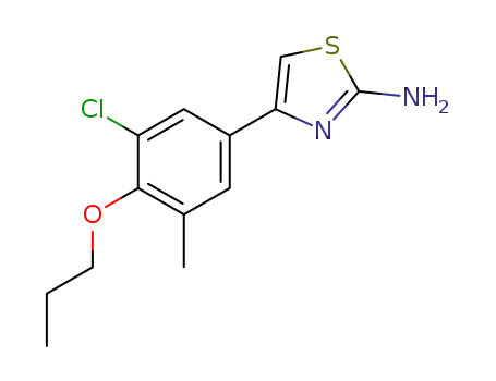 4-(3-chloro-5-methyl-4-propoxy-phenyl)-thiazol-2-ylamine
