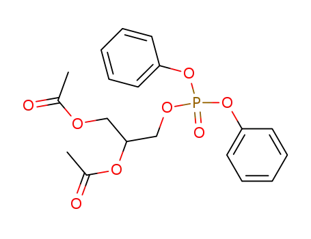 Phosphoric acid, 2,3-bis(acetyloxy)propyl diphenyl ester