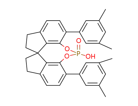 Molecular Structure of 1297613-75-2 ((11aR)-5-oxide-3,7-bis(3,5-diMethylphenyl)-10,11,12,13-tetrahydro-5-hydroxy-Diindeno[7,1-de:1',7'-fg][1,3,2]dioxaphosphocin)