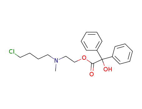Benzilsaeure-({2-[methyl-(4-chlor-butyl)-amino]-aethylester})
