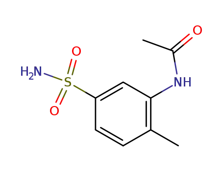 Molecular Structure of 17485-44-8 (2-acetylamino-toluene-4-sulfonic acid amide)