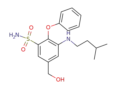 Benzenesulfonamide,
5-(hydroxymethyl)-3-[(3-methylbutyl)amino]-2-phenoxy-