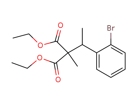 Propanedioic acid, [1-(2-bromophenyl)ethyl]methyl-, diethyl ester