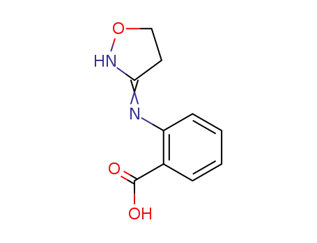 Molecular Structure of 63480-09-1 (Benzoic acid, 2-[(4,5-dihydro-3-isoxazolyl)amino]- (9CI))