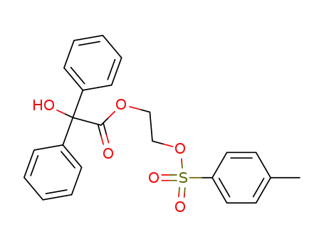 Benzilsaeure-(2-p-toluolsulfonyloxy-aethylester)
