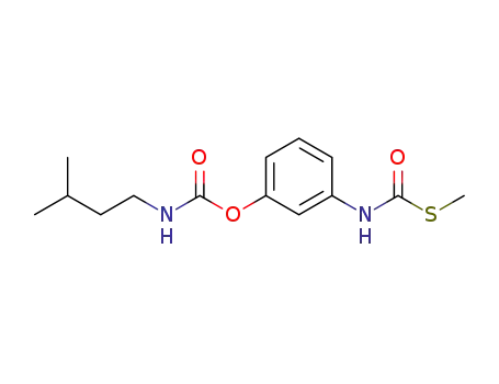 (3-Methyl-butyl)-carbamic acid 3-methylsulfanylcarbonylamino-phenyl ester