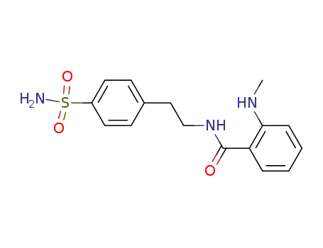 2-Methylamino-N-[2-(4-sulfamoyl-phenyl)-ethyl]-benzamide