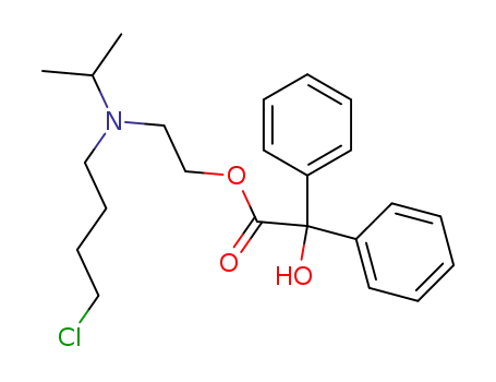 Benzilsaeure-({2-[isopropyl-(4-chlor-butyl)-amino]-aethylester})