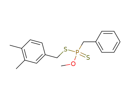 Benzyl-phosphonodithioic acid S-(3,4-dimethyl-benzyl) ester O-methyl ester