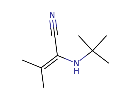 2-Butenenitrile,2-[(1,1-dimethylethyl)amino]-3-methyl- cas  63364-14-7
