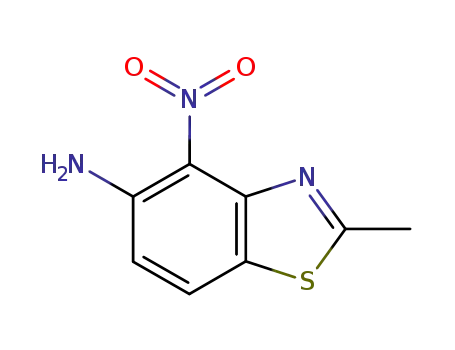 5-Benzothiazolamine,2-methyl-4-nitro-(9CI)