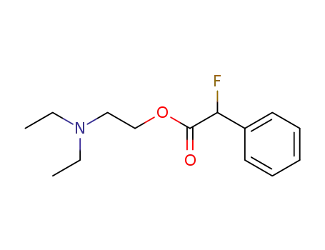 β-Dietilaminoetilestere dell'acido α-fluorofenilacetico