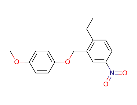 Benzene, 1-ethyl-2-[(4-methoxyphenoxy)methyl]-4-nitro-