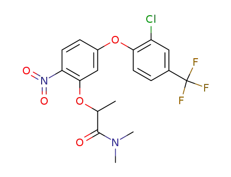 Propanamide,
2-[5-[2-chloro-4-(trifluoromethyl)phenoxy]-2-nitrophenoxy]-N,N-dimethyl-
