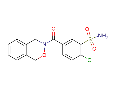 3-(4-chloro-3-sulfamoyl-benzoyl)-3,4-dihydro-1<i>H</i>-benzo[<i>d</i>][1,2]oxazine
