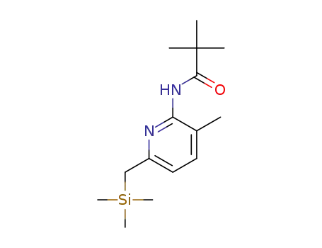 3-methyl-2-(pivaloylamino)-6-(trimethylsilylmethyl)-pyridine