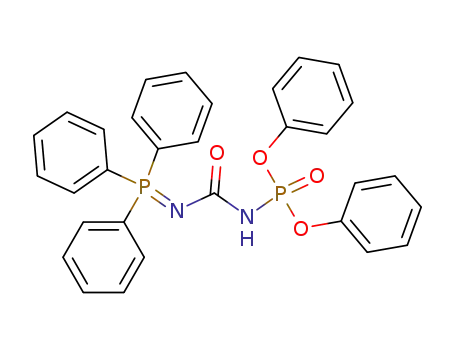 Molecular Structure of 28833-21-8 (Phosphoramidic acid, [[(triphenylphosphoranylidene)amino]carbonyl]-,
diphenyl ester)