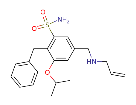Benzenesulfonamide,
3-(1-methylethoxy)-2-(phenylmethyl)-5-[(2-propenylamino)methyl]-