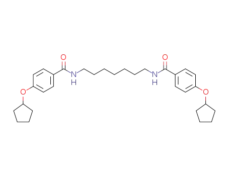 Benzamide, N,N'-1,7-heptanediylbis[4-(cyclopentyloxy)-
