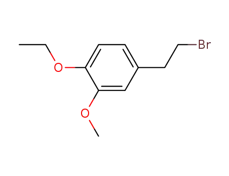 3-Methoxy-4-ethoxy-1-(2-brom-ethyl)-benzol