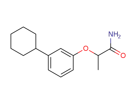 2-(3-Cyclohexylphenoxy)propionamid