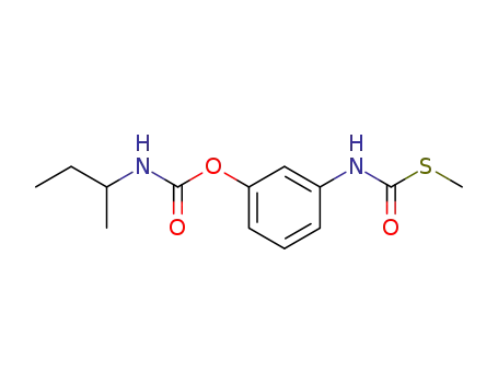sec-Butyl-carbamic acid 3-methylsulfanylcarbonylamino-phenyl ester