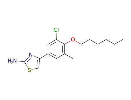 4-(3-chloro-4-hexyloxy-5-methyl-phenyl)-thiazol-2-ylamine