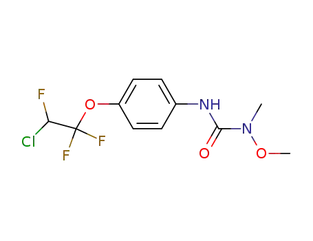 Urea, N'-[4-(2-chloro-1,1,2-trifluoroethoxy)phenyl]-N-methoxy-N-methyl-