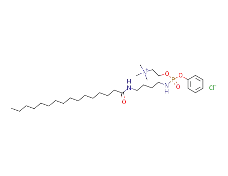 {2-[(4-Hexadecanoylamino-butylamino)-phenoxy-phosphoryloxy]-ethyl}-trimethyl-ammonium; chloride