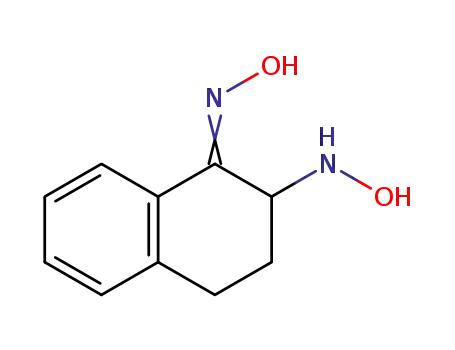 Molecular Structure of 711-58-0 (1(2H)-Naphthalenone, 3,4-dihydro-2-(hydroxyamino)-, oxime)