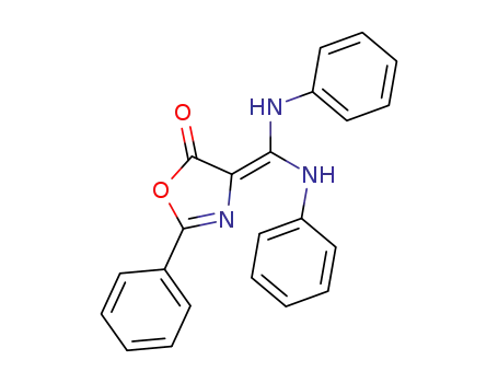 5-oxo-2,<i>N</i>-diphenyl-4,5-dihydro-oxazole-4-carboximidic acid anilide