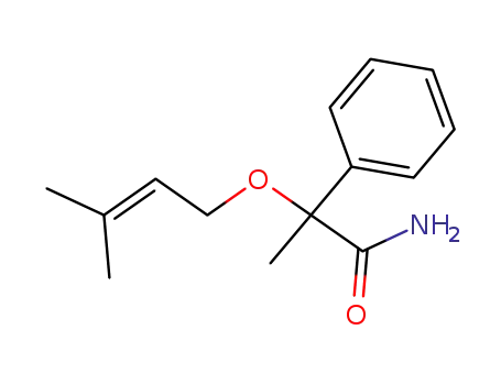 2-(3-Methyl-but-2-enyloxy)-2-phenyl-propionamide