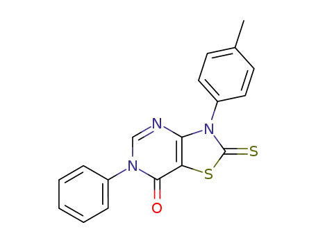 Thiazolo(4,5-d)pyrimidin-7(6H)-one, 2,3-dihydro-3-(4-methylphenyl)-6-phenyl-2-thioxo-