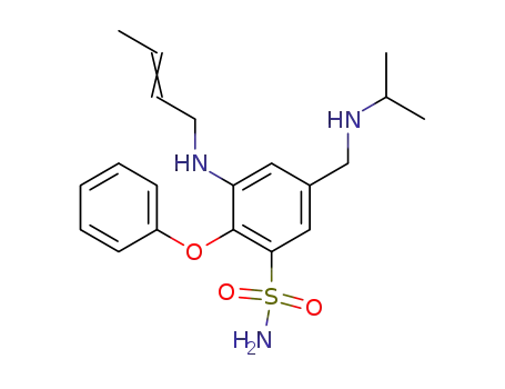 Benzenesulfonamide,
3-(2-butenylamino)-5-[[(1-methylethyl)amino]methyl]-2-phenoxy-