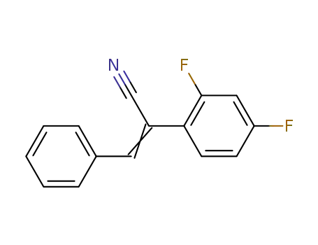 Molecular Structure of 2647-30-5 ((2Z)-2-(2,4-difluorophenyl)-3-phenylprop-2-enenitrile)