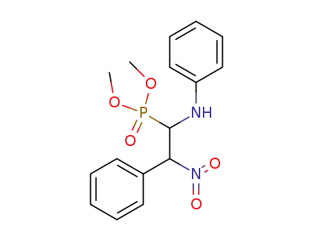 Phosphonic acid, [2-nitro-2-phenyl-1-(phenylamino)ethyl]-, dimethyl
ester