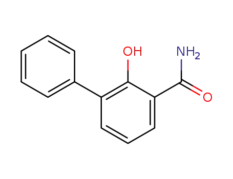 Molecular Structure of 4432-97-7 (2-hydroxybiphenyl-3-carboxamide)