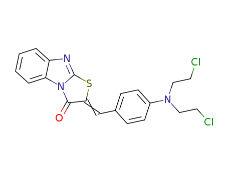 2-{4-[bis-(2-chloro-ethyl)-amino]-benzylidene}-benzo[4,5]imidazo[2,1-<i>b</i>]thiazol-3-one