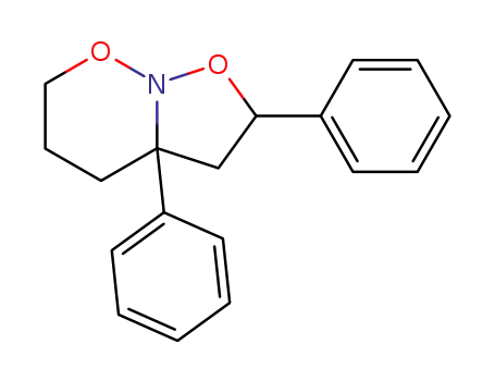 Molecular Structure of 62682-35-3 (Isoxazolo[2,3-b][1,2]oxazine, hexahydro-2,3a-diphenyl-, cis-)