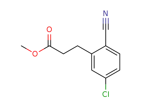 3-(5-Chloro-2-cyano-phenyl)-propionic acid methyl ester