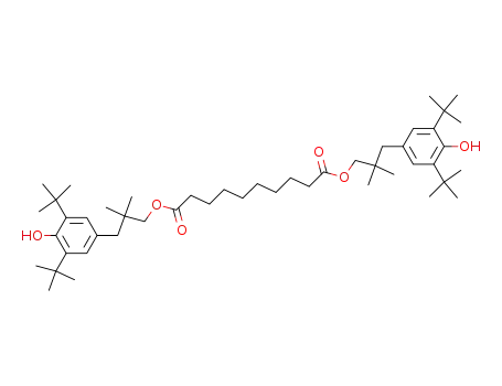 Decanedioic acid bis-[3-(3,5-di-tert-butyl-4-hydroxy-phenyl)-2,2-dimethyl-propyl] ester