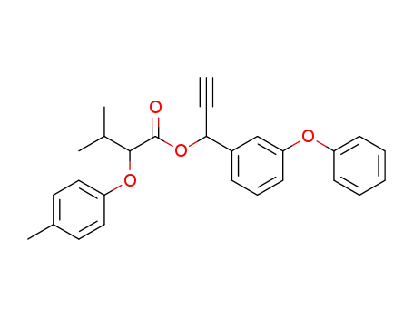 Butanoic acid, 3-methyl-2-(4-methylphenoxy)-,
1-(3-phenoxyphenyl)-2-propynyl ester