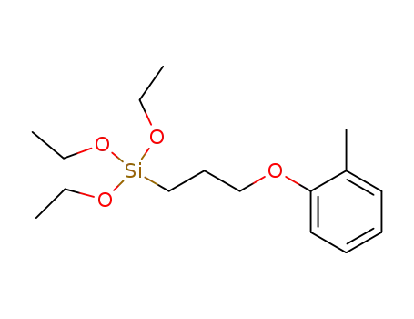 Triaethoxy-<3-(o-tolyloxy)-propyl>-silan