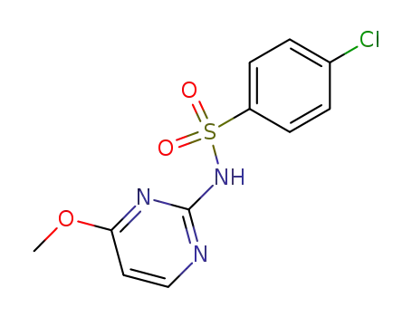 4-chloro-benzenesulfonic acid-(4-methoxy-pyrimidin-2-ylamide)