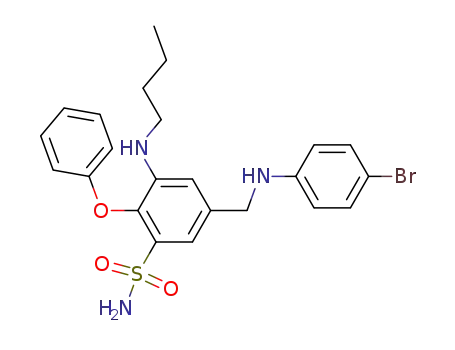 Benzenesulfonamide,
5-[[(4-bromophenyl)amino]methyl]-3-(butylamino)-2-phenoxy-