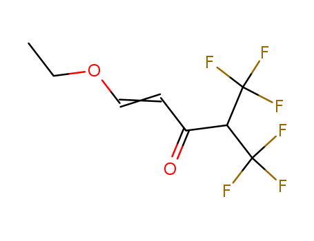 1-Penten-3-one,1-ethoxy-5,5,5-trifluoro-4-(trifluoromethyl)-