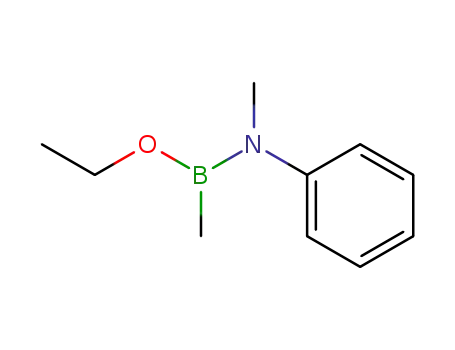 Molecular Structure of 2237-47-0 (Aethoxy-methyl-<methyl-phenyl-amino>-boran)