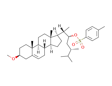 Toluene-4-sulfonic acid (S)-1-[(S)-1-((3S,8S,9S,10R,13S,14S,17R)-3-methoxy-10,13-dimethyl-2,3,4,7,8,9,10,11,12,13,14,15,16,17-tetradecahydro-1H-cyclopenta[a]phenanthren-17-yl)-ethyl]-3,4-dimethyl-pentyl ester