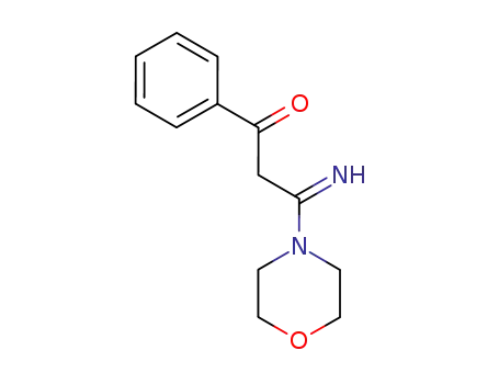 Molecular Structure of 13486-92-5 (4-(3-oxo-3-phenyl-propionimidoyl)-morpholine)